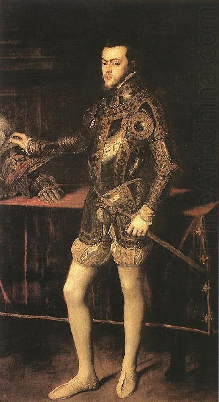 King Philip II r, TIZIANO Vecellio